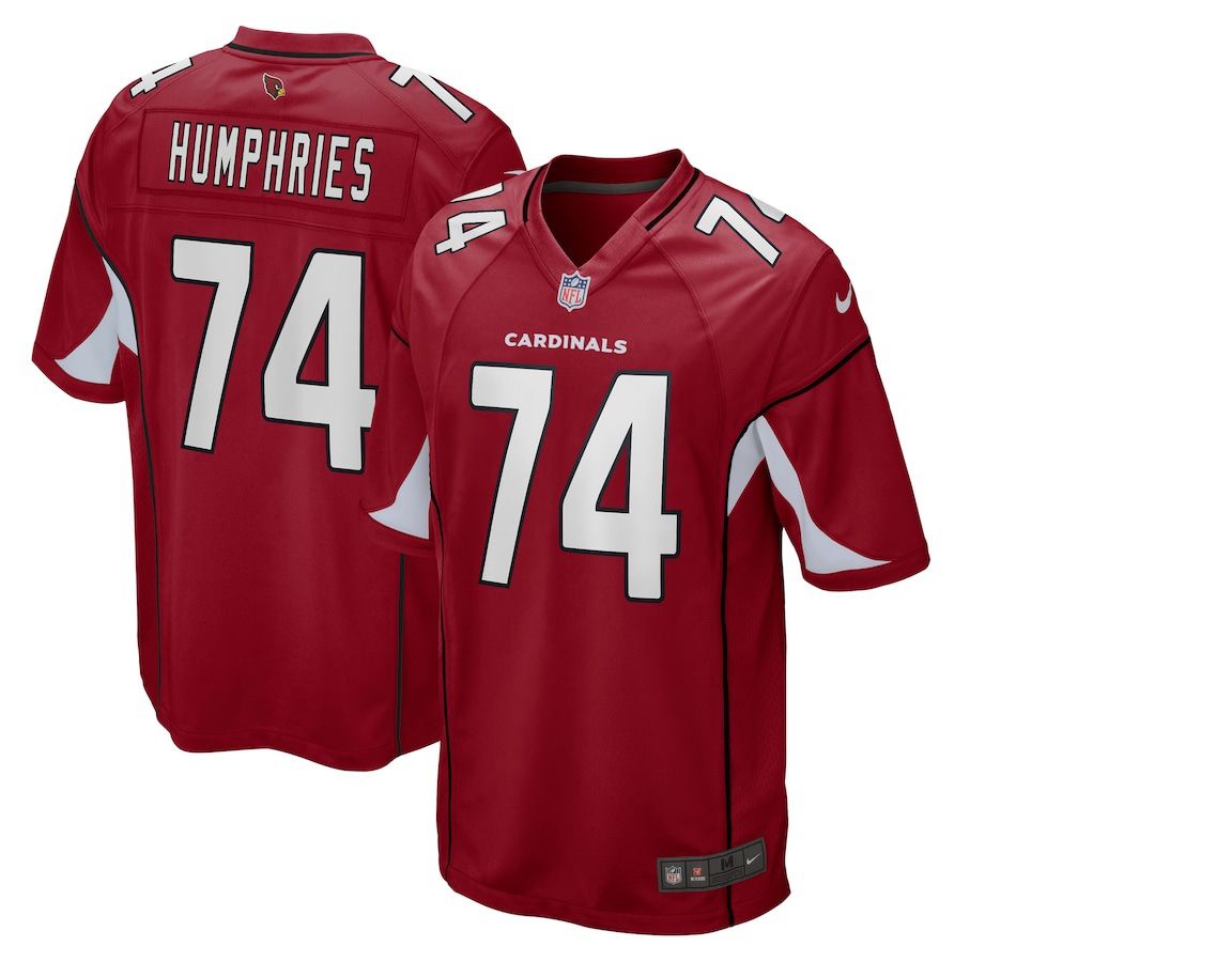 Men Arizona Cardinals 74 D.J. Humphries Nike Cardinal Game NFL Jersey